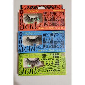 Ioni Lash Bundle Day Of The Dead False Eyelash Lot Set Of 3